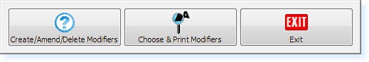 - Modifiers Menu -