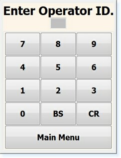 - Operator ID Prompt -