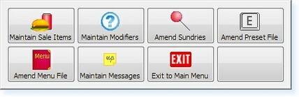 - Sales Item Routines Menu -