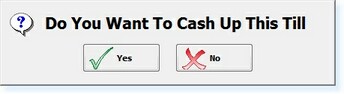 - 'Cash-up' Prompt -