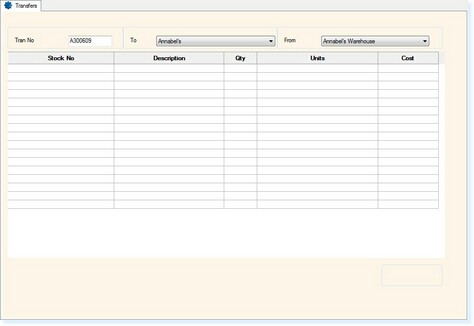 - Outlet Stock Transfer Routine -