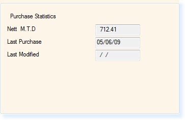 - Purchase Statistics -